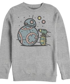 Men’s Star Wars The Rise of Skywalker Droid Cuties Sweatshirt
