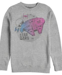 Men’s Star Wars The Rise of Skywalker Ombre Millennium Falcon Sweatshirt