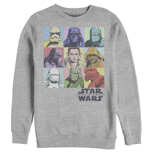 Men’s Star Wars The Rise of Skywalker Pastel Character Bingo Sweatshirt