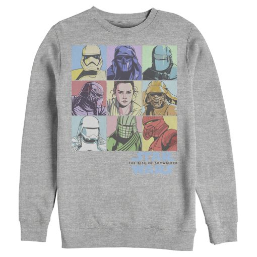 Men’s Star Wars The Rise of Skywalker Pastel Character Box Sweatshirt