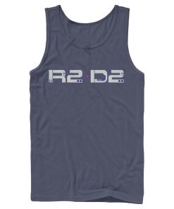 Men’s Star Wars The Rise of Skywalker R2-D2 Text Tank Top