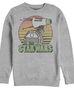 Men’s Star Wars The Rise of Skywalker Retro D-0 Sunset Sweatshirt