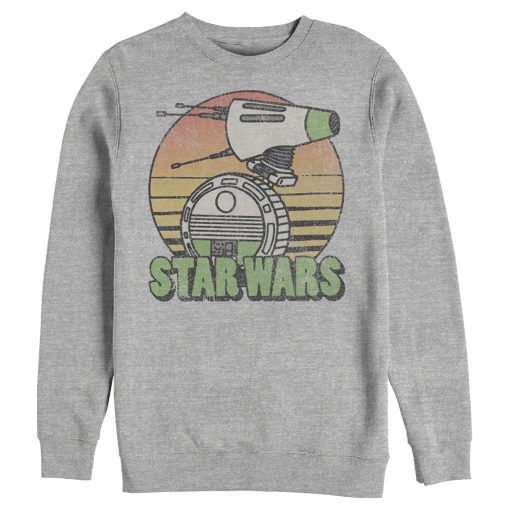 Men’s Star Wars The Rise of Skywalker Retro D-0 Sunset Sweatshirt