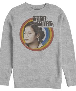 Men’s Star Wars The Rise of Skywalker Rose Retro Rainbow Sweatshirt