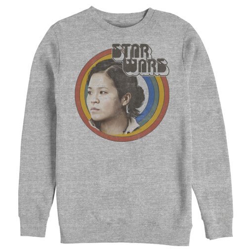 Men’s Star Wars The Rise of Skywalker Rose Retro Rainbow Sweatshirt