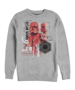 Men’s Star Wars The Rise of Skywalker Sith Trooper Schematic Villain Sweatshirt