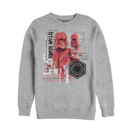 Men’s Star Wars The Rise of Skywalker Sith Trooper Schematic Villain Sweatshirt