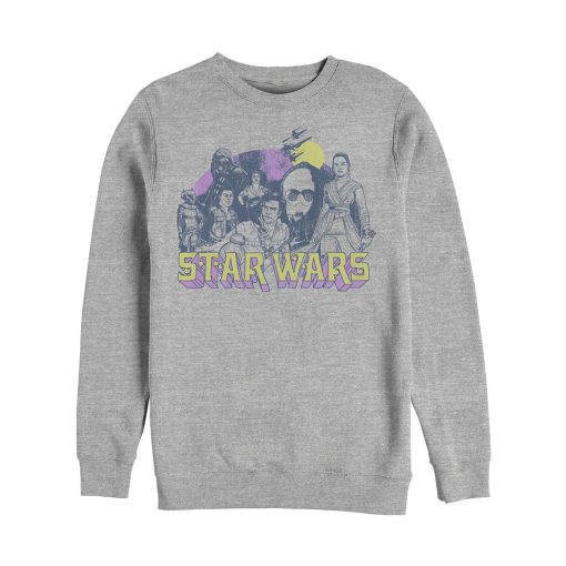 Men’s Star Wars The Rise of Skywalker Vintage Collage Sweatshirt