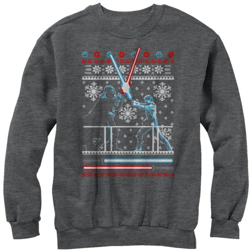 Men’s Star Wars Ugly Christmas Duel Sweatshirt