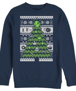 Men’s Star Wars Ugly Sweater Christmas Tree Sweatshirt