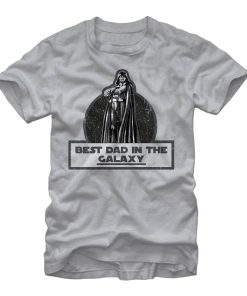 Men’s Star Wars Vader Best Dad in the Galaxy T-Shirt
