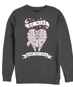 Men’s Star Wars Valentine Don’t Fly Solo Sweatshirt