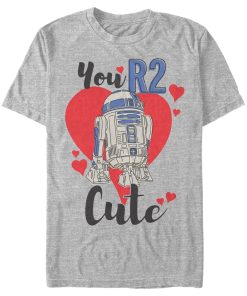 Men’s Star Wars Valentine’s Day You R2 Cute T-Shirt
