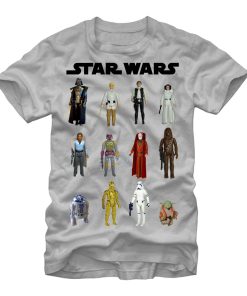 Men’s Star Wars Vintage Action Figures T-Shirt
