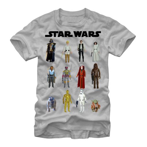 Men’s Star Wars Vintage Action Figures T-Shirt