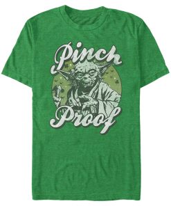 Men’s Star Wars Yoda St. Patrick’s Day Pinch Proof T-Shirt