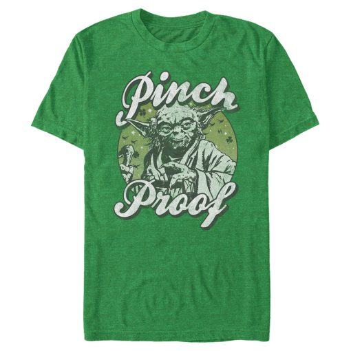 Men’s Star Wars Yoda St. Patrick’s Day Pinch Proof T-Shirt