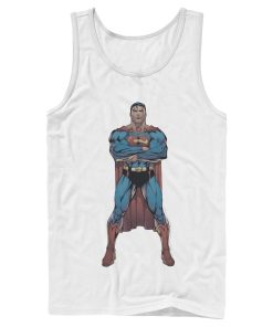 Men’s Superman Bold Hero Pose Tank Top
