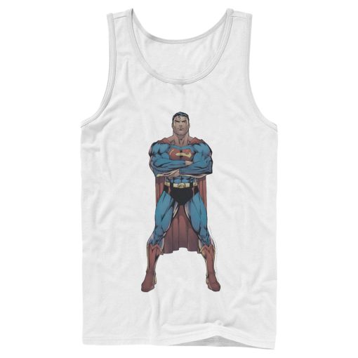 Men’s Superman Bold Hero Pose Tank Top