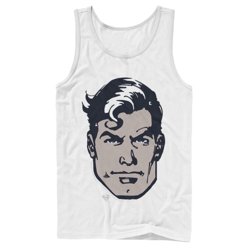 Men’s Superman Classic Clark Kent Portrait Tank Top