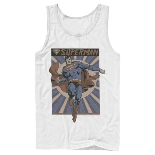 Men’s Superman Classic Hero Pose Tank Top