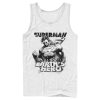 Men’s Superman Grunge Earth’s Hero Tank Top