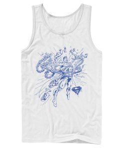 Men’s Superman Hero Broken Chains Tank Top