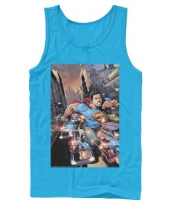 Men’s Superman Hidden Hero Glimmer Tank Top