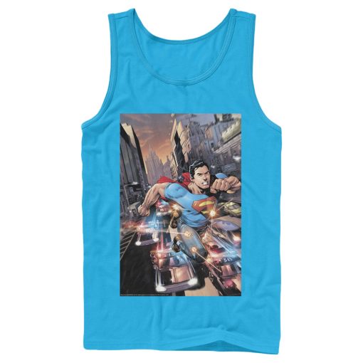 Men’s Superman Hidden Hero Glimmer Tank Top