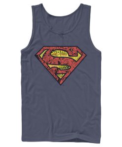 Men’s Superman Logo Collage Tank Top