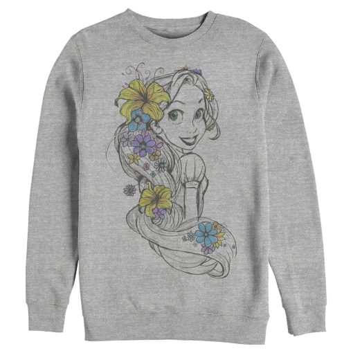 Men’s Tangled Rapunzel Flowers Sweatshirt