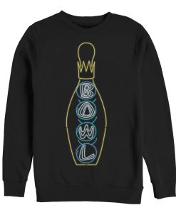 Men’s The Big Lebowski Bowling Neon Light Print Sweatshirt