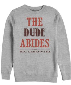 Men’s The Big Lebowski The Dude Abides Sweatshirt