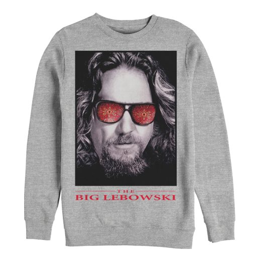 Men’s The Big Lebowski The Dude Sunglasses Poster Sweatshirt