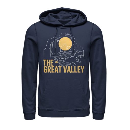 Men’s The Land Before Time Great Valley Outline Pull Over Hoodie