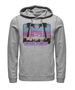 Men’s The Land Before Time Retro Great Valley Pull Over Hoodie