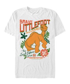 Men’s The Land Before Time Tropical Littlefoot Poster T-Shirt