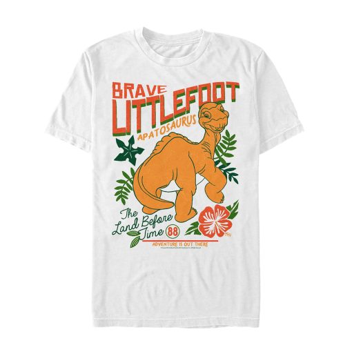 Men’s The Land Before Time Tropical Littlefoot Poster T-Shirt