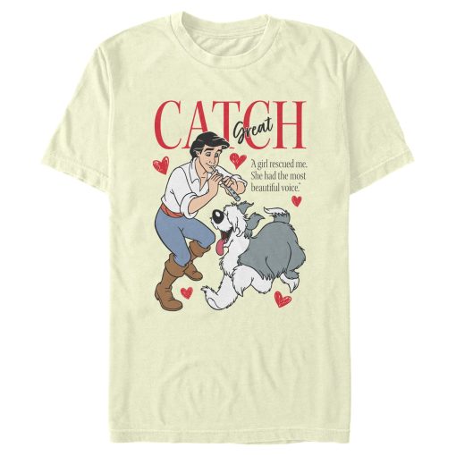 Men’s The Little Mermaid Prince Eric Great Catch T-Shirt