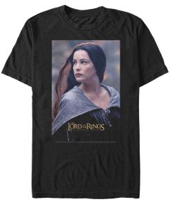 Men’s The Lord of the Rings Fellowship of the Ring Arwen Movie Poster T-Shirt