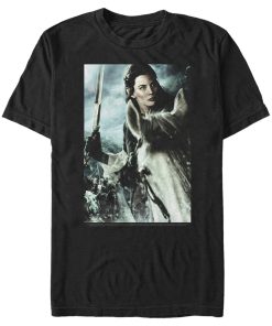 Men’s The Lord of the Rings Fellowship of the Ring Arwen Poster T-Shirt