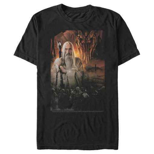 Men’s The Lord of the Rings Fellowship of the Ring Evil Saruman T-Shirt