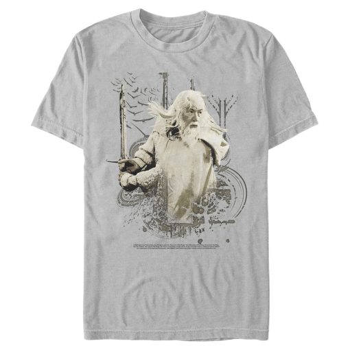 Men’s The Lord of the Rings Fellowship of the Ring Gandalf Ready for Battle T-Shirt