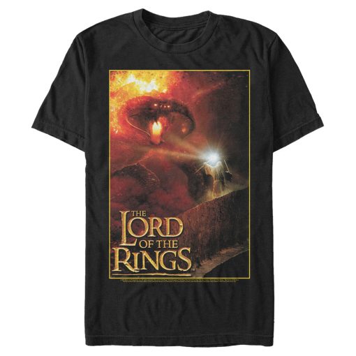 Men’s The Lord of the Rings Fellowship of the Ring Gandalf and the Balrog T-Shirt