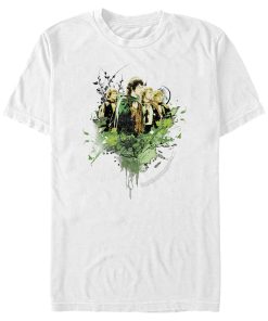 Men’s The Lord of the Rings Fellowship of the Ring Hobbit Paint Splatter T-Shirt