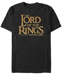 Men’s The Lord of the Rings Fellowship of the Ring Movie Logo T-Shirt
