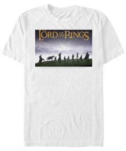 Men’s The Lord of the Rings Fellowship of the Ring Movie Poster T-Shirt