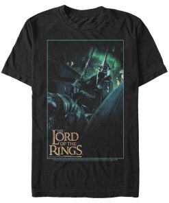 Men’s The Lord of the Rings Fellowship of the Ring Witch-King of Angmar Movie Poster T-Shirt