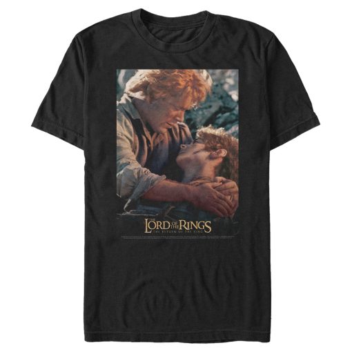 Men’s The Lord of the Rings Return of the King Frodo and Sam Movie Poster T-Shirt