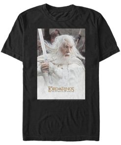 Men’s The Lord of the Rings Return of the King Gandalf Movie Poster T-Shirt